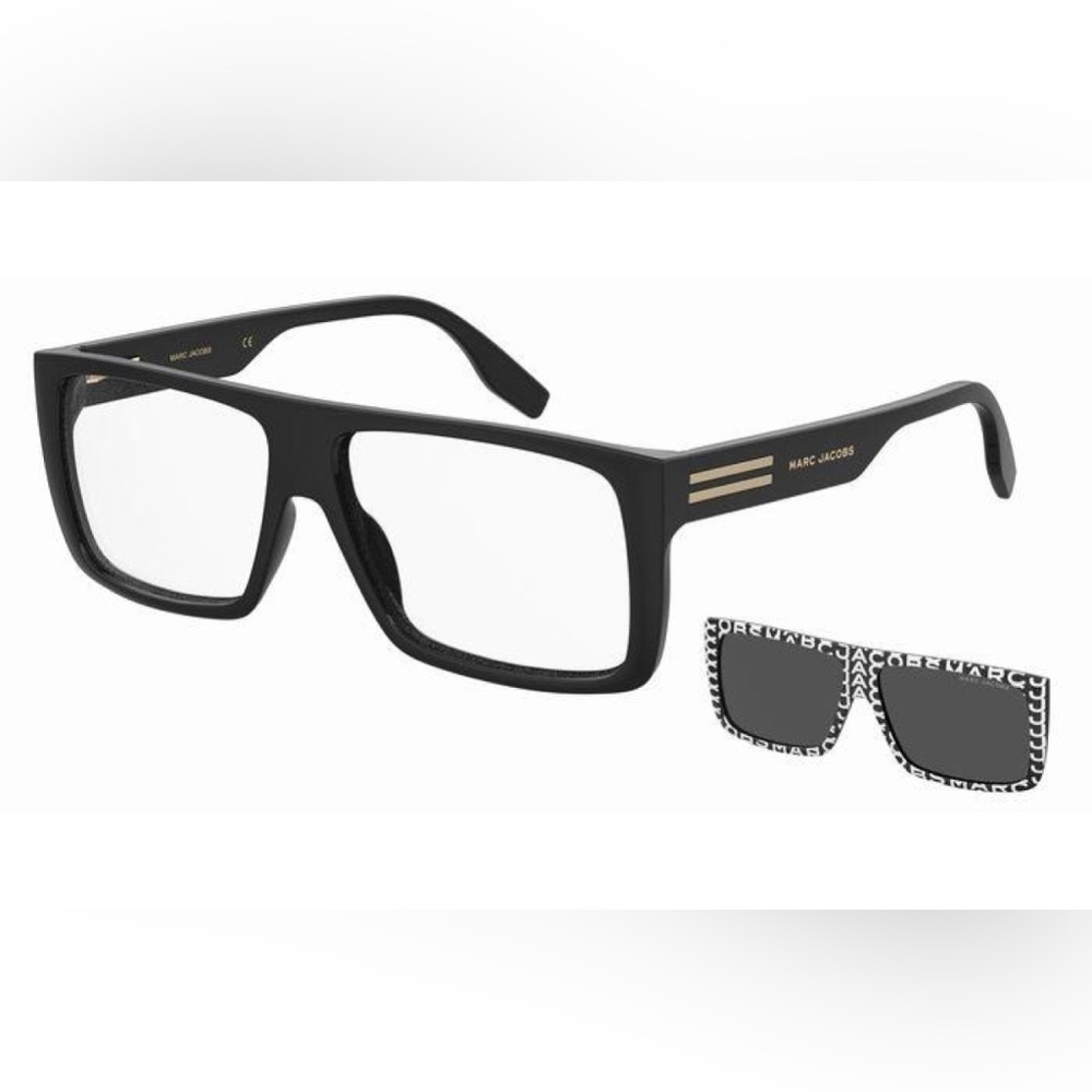 New Authentic Marc Jacobs MARC 672/CS 58mm Men’s Sunglasses – Black/Gray